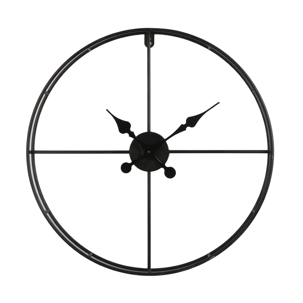 Φωτογραφία προϊόντος: Liberta TEMPUS ΡΟΛΟΪ ΤΟΙΧΟΥ 60x60x7cm ΜΕΤΑΛΛΟ ΜΑΥΡΟ - ΜΕΤΑΛΛΟ - 60Μx60Πx7Υ