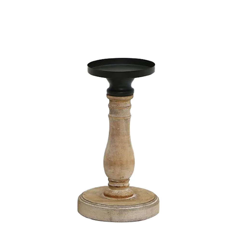 Φωτογραφία προϊόντος: Liberta JUPITER ΚΗΡΟΠΗΓΙΟ 13x13x24cm ΞΥΛΟ ΦΥΣΙΚΟ ΜΑΥΡΟ ΜΕΤΑΛΛΟ - ΞΥΛΟ - ΜΕΤΑΛΛΟ - 13Μx13Πx24Υ