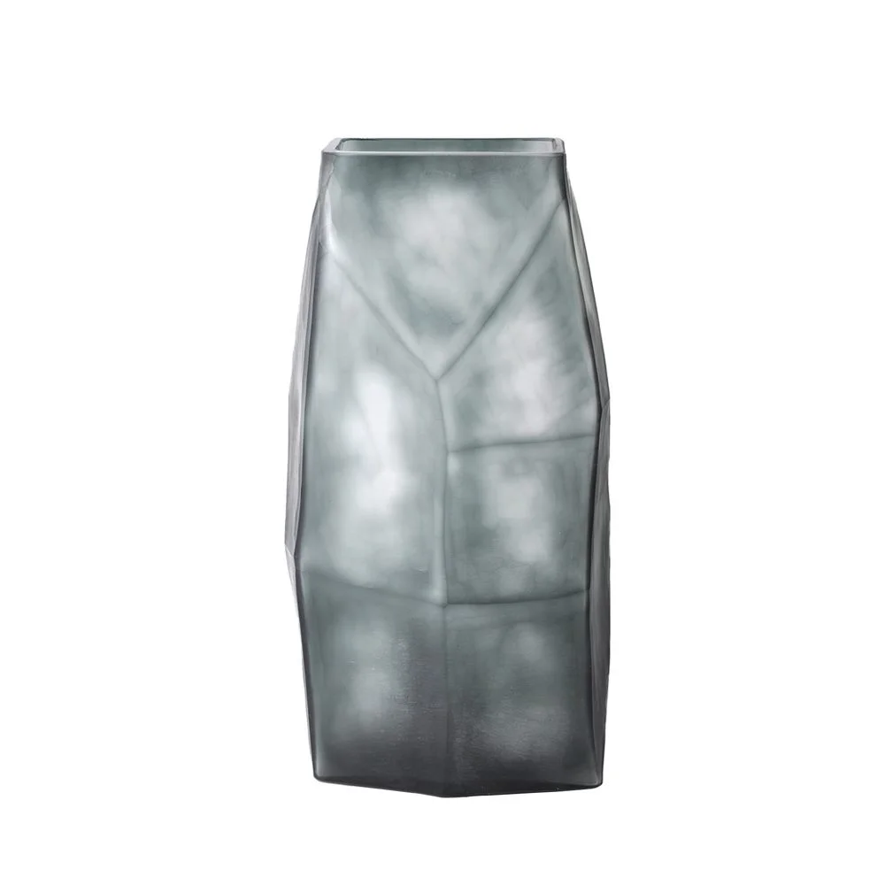 Φωτογραφία προϊόντος: Liberta ROCHE GREY ΒΑΖΟ 21x15x38cm ΓΥΑΛΙ ΓΚΡΙ - ΓΥΑΛΙ - 21Μx15Πx38Υ