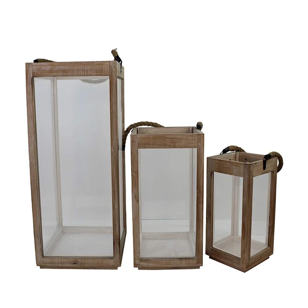 Φωτογραφία προϊόντος: Liberta GAMAR ΦΑΝΑΡΙ SET 3ΤΜΧ 25x25x60cm ΞΥΛΟ ΦΥΣΙΚΟ ΓΥΑΛΙ - ΞΥΛΟ - ΓΥΑΛΙ - 25Μx25Πx60Υ