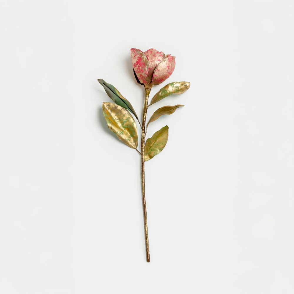 Φωτογραφία προϊόντος: Liberta MAGNOLIA ΛΟΥΛΟΥΔΙ ΤΕΧΝΗΤΟ 58cm ΥΦΑΣΜΑ ΜΠΟΡΝΤΩ ΧΡΥΣΟ ΠΡΑΣΙΝΟ PVC - ΥΦΑΣΜΑ - PVC - 58Μ