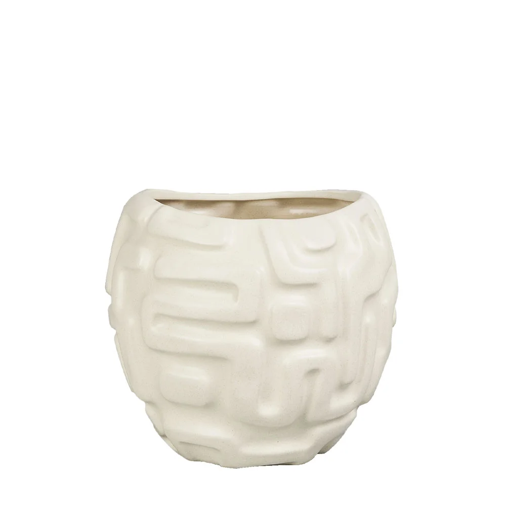 Φωτογραφία προϊόντος: Liberta ISIS ΒΑΖΟ 32x32x29cm STONEWARE ΜΠΕΖ - STONEWARE - 32Μx32Πx29Υ
