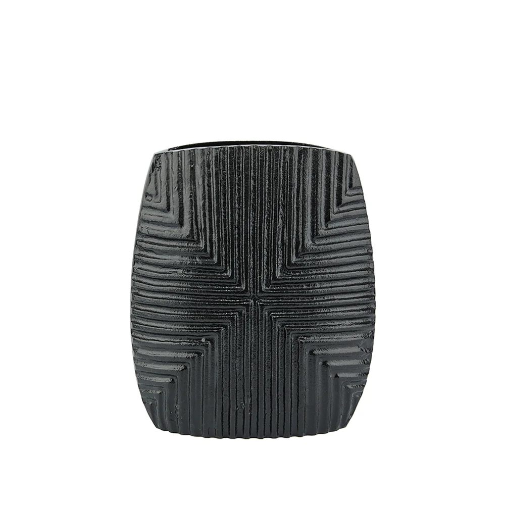 Φωτογραφία προϊόντος: Liberta LINEAR ΒΑΖΟ 21x8x24cm ΑΛΟΥΜΙΝΙΟ ΜΑΥΡΟ - ΑΛΟΥΜΙΝΙΟ - 21Μx8Πx24Υ