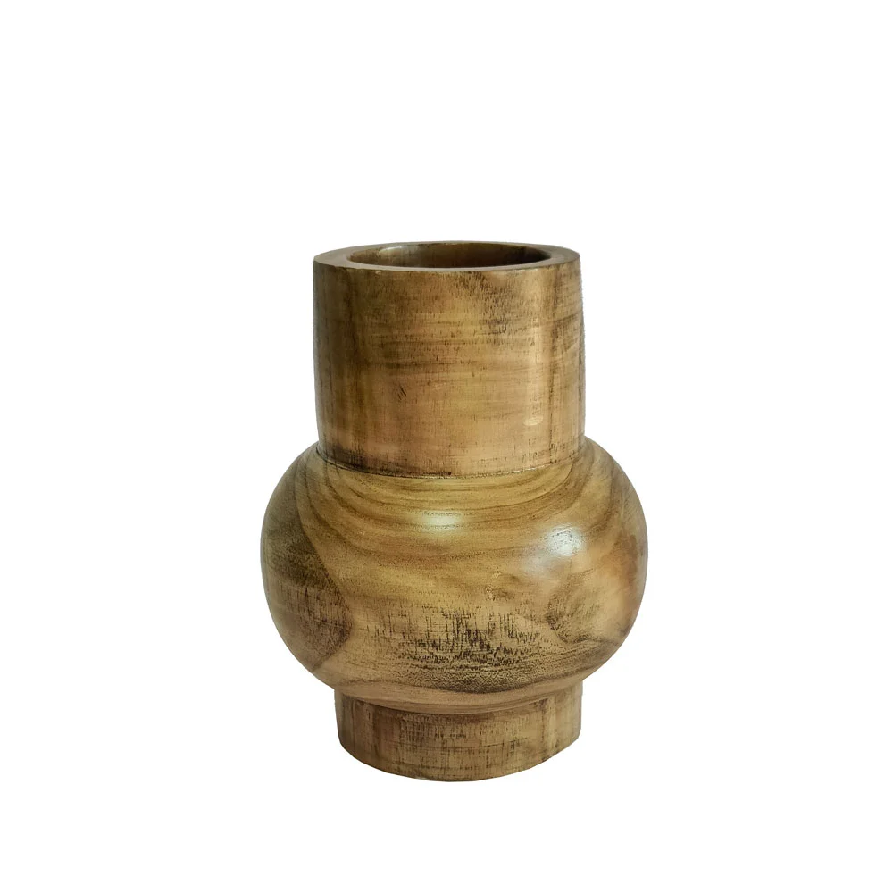 Φωτογραφία προϊόντος: Liberta CEDAR ΒΑΖΟ 21x21x27cm ΞΥΛΟ ΚΑΦΕ - ΞΥΛΟ - 21Μx21Πx27Υ