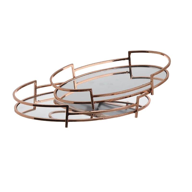 Φωτογραφία προϊόντος: INART S/2 ΔΙΣΚΟΣ ΜΕΤΑΛΛΙΚΟΣ ΜΕ ΚΑΘΡΕΠΤΗ ΡΟΖ/ΧΡΥΣΟ 40Χ26Χ6cm 3-70-729-0036