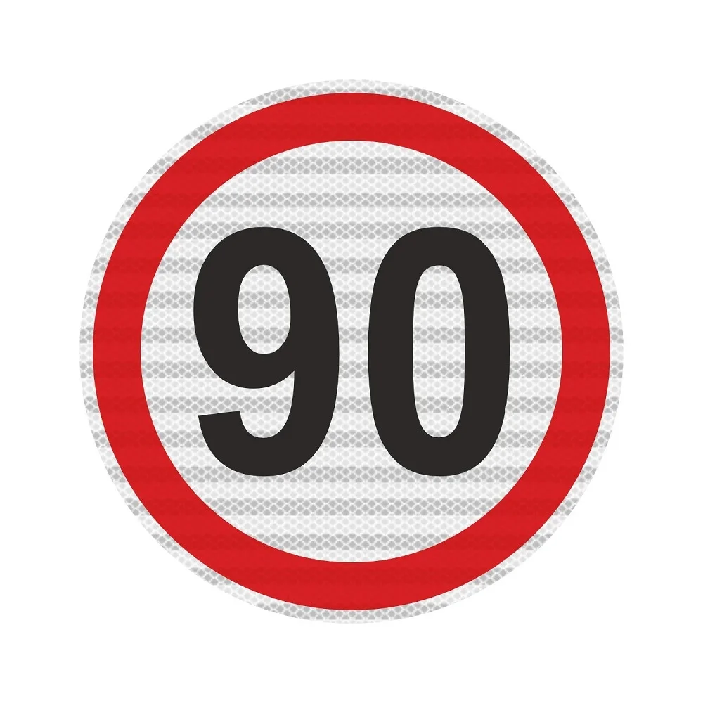 Φωτογραφία προϊόντος: OEM Όριο ταχύτητας 90km/h Αυτοκόλλητο - T03
