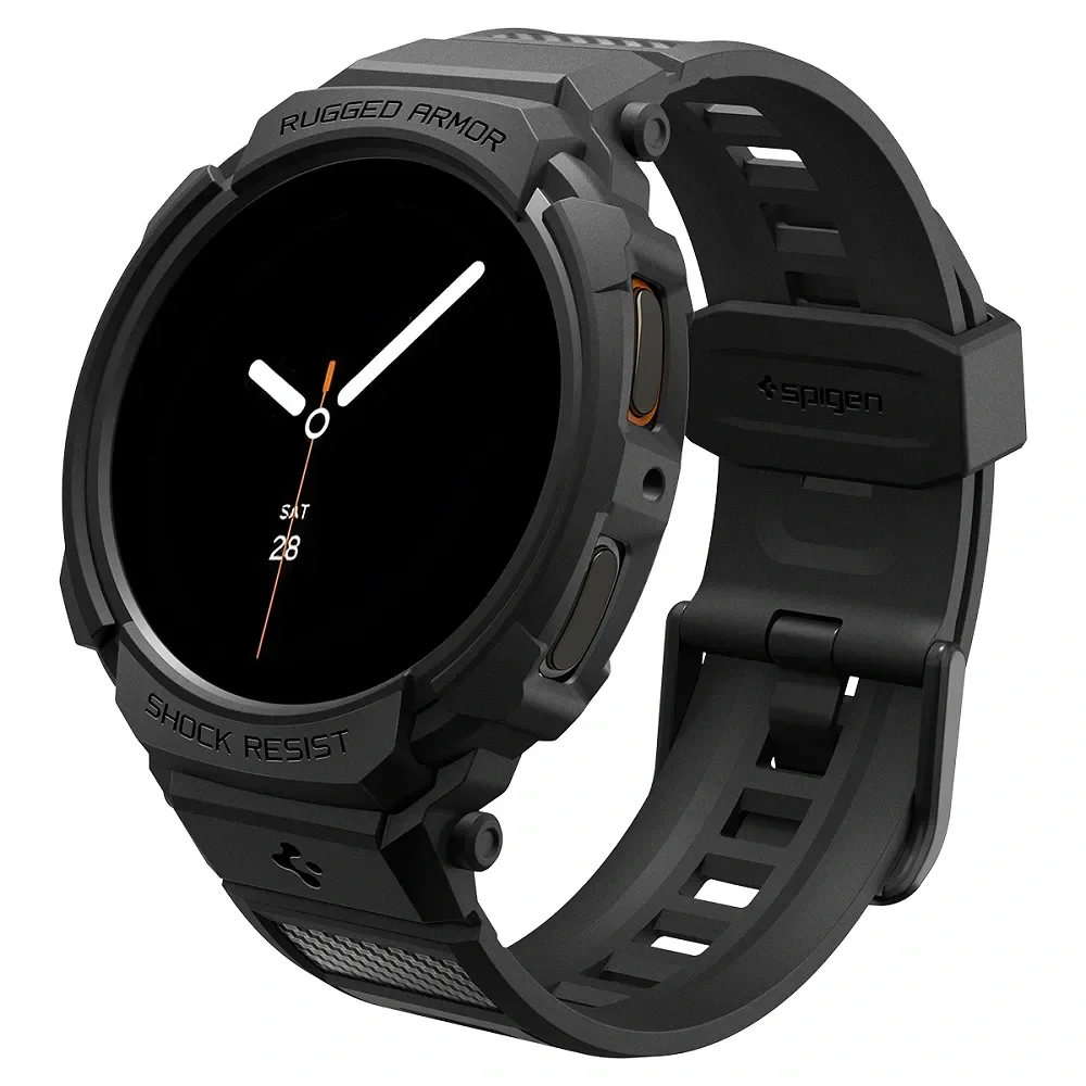 Φωτογραφία προϊόντος: Spigen Θήκη - Λουράκι Rugged Armor Pro Samsung Galaxy Watch 8 40mm Matte Black