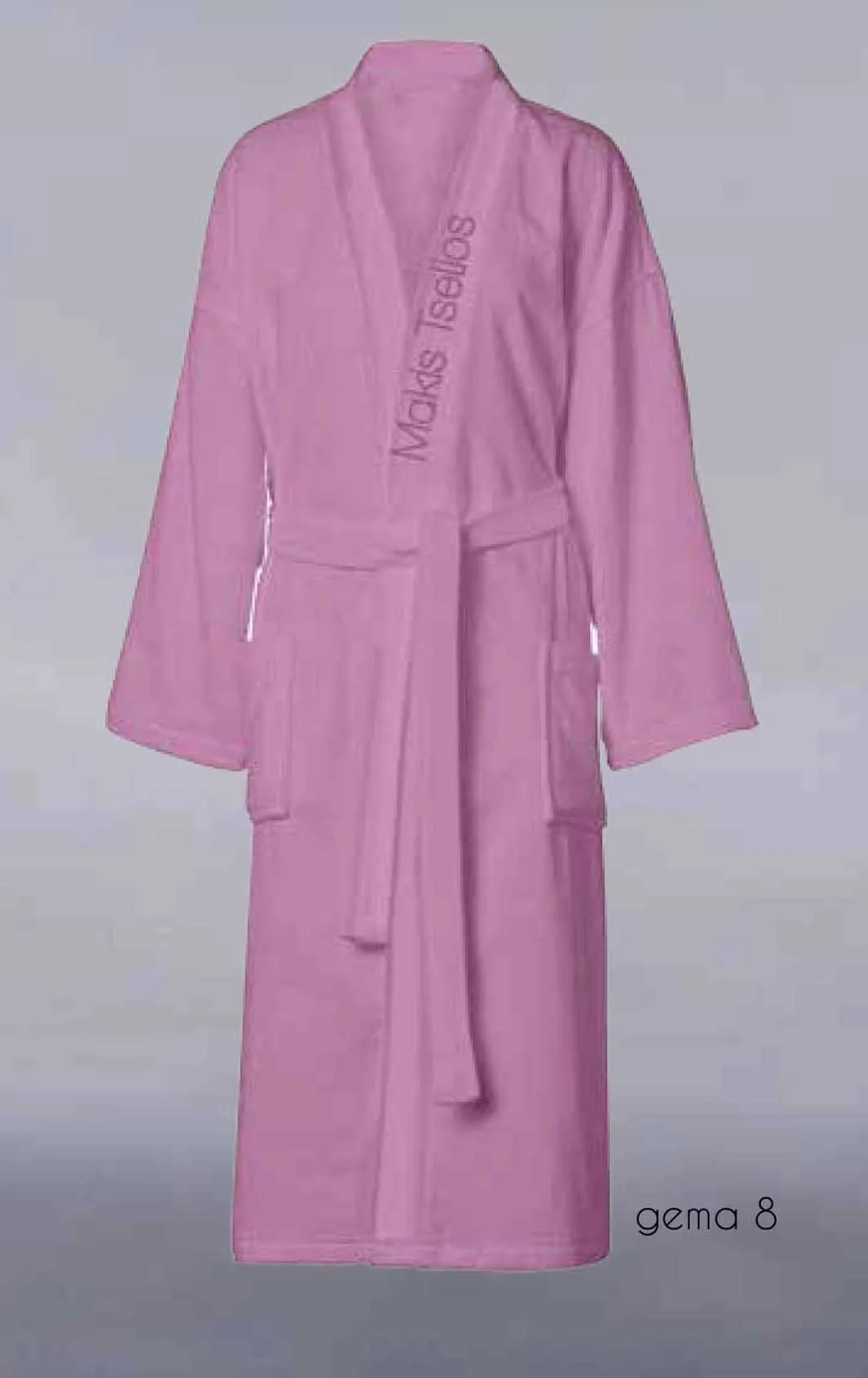 Φωτογραφία προϊόντος: Makis Tselios ΜΠΟΥΡΝΟΥΖΙ GEMA8 (LAVENDER) ΕΧΤRA LARGE 100% COT
