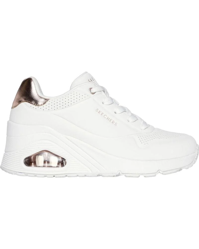 Φωτογραφία προϊόντος: Skechers Uno Wedge Γυναικεία Sneakers Λευκά ΛΕΥΚΟ