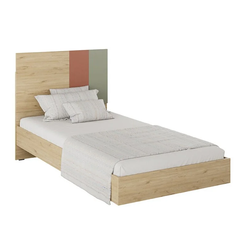 Φωτογραφία προϊόντος: OEM Κρεβάτι Terra Megapap χρώμα florida oak 100x200εκ.