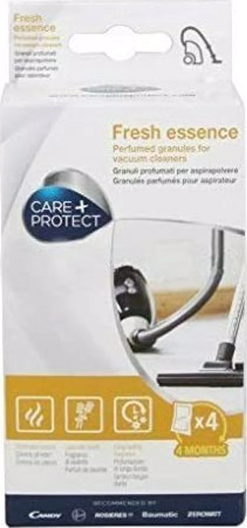 Φωτογραφία προϊόντος: CARE+PROTECT CPO9004 35601788 (Αρωματικοί Κόκοι για Ηλεκτρικές Σκούπες 4 φακελάκια x15gr)