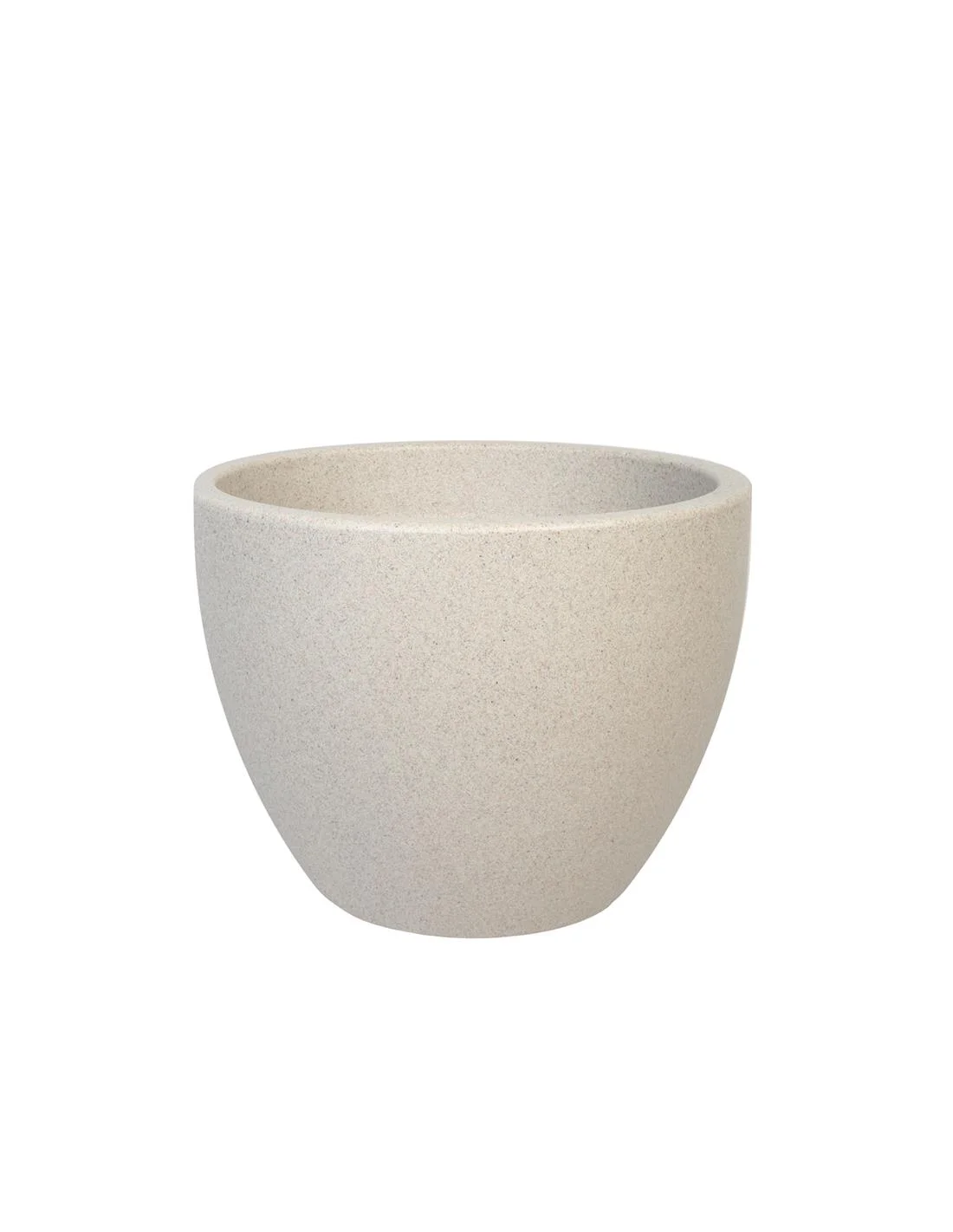 Φωτογραφία προϊόντος: Plastona Γλάστρα πλαστ.BOWL LEATHER stone Φ50X37
