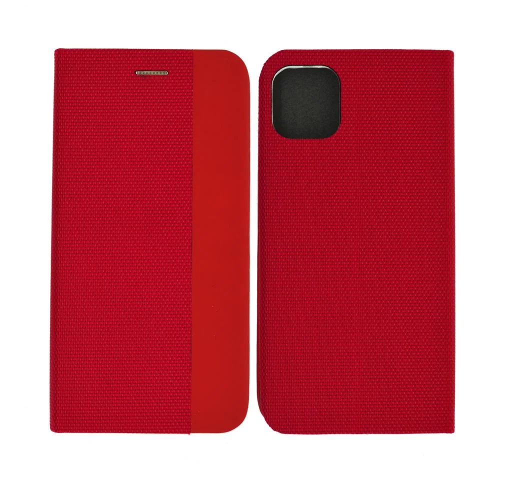 Φωτογραφία προϊόντος: Θήκη Book Ancus Magnetic Canvas για Apple iPhone 11 Pro TPU Κόκκινη