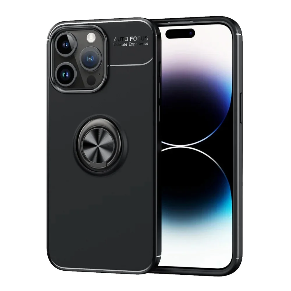 Φωτογραφία προϊόντος: Θήκη Ancus AutoFocus Shock Proof με Ring Holder για Apple iPhone 15 Pro Μαύρη