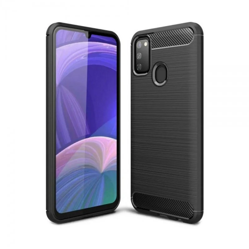 Φωτογραφία προϊόντος: Θήκη TPU Ancus Carbon Series για Samsung M21 M215F M30s M315F Μαύρο