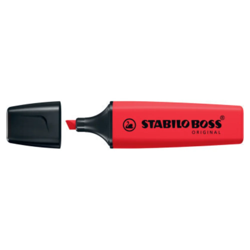 Φωτογραφία προϊόντος: Stabilo Boss Highlighter Red 5mm (70/48) (STAB70-48)