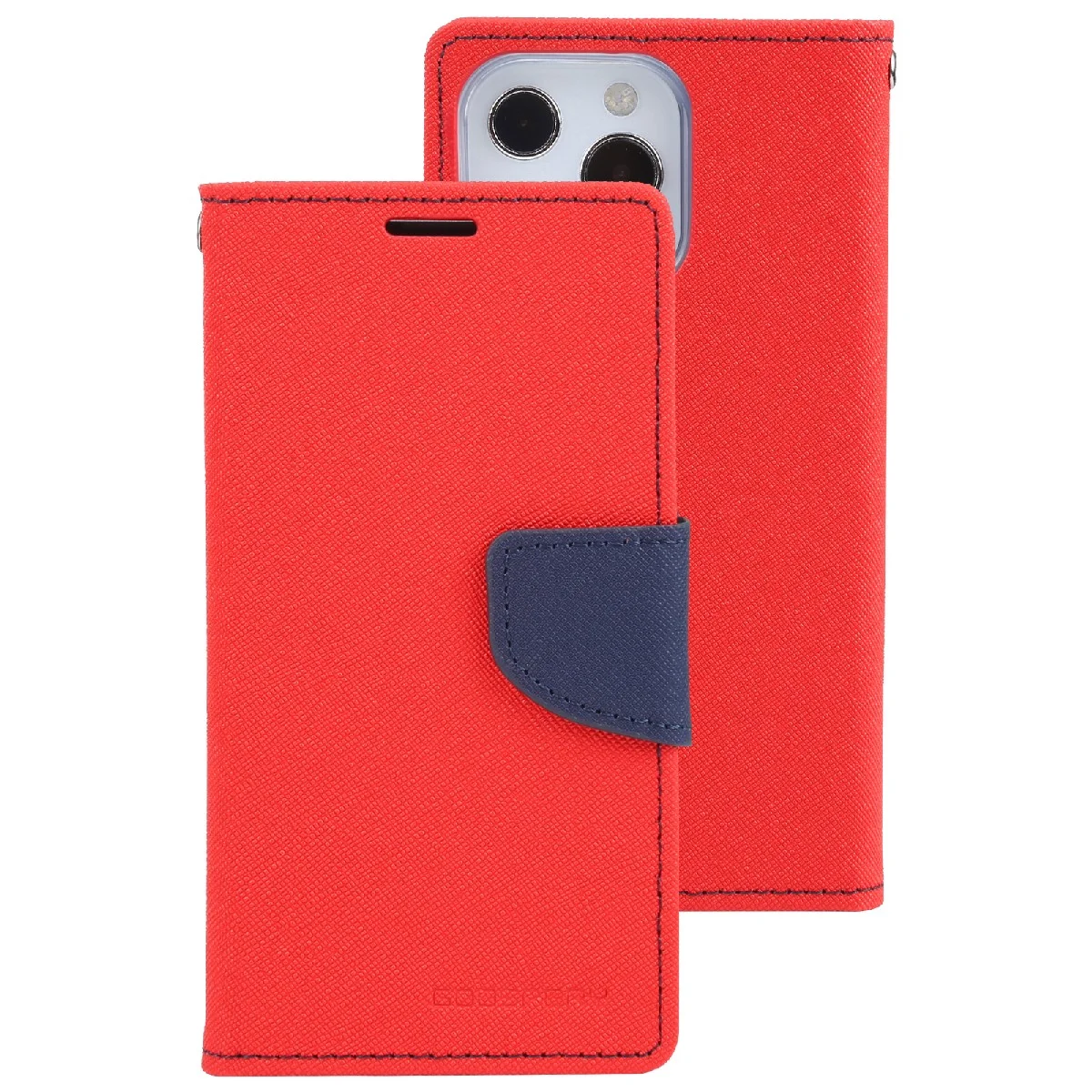Φωτογραφία προϊόντος: Θήκη Book Goospery Fancy Diary για Apple iPhone 13 Pro Max Κόκκινο - Μπλε