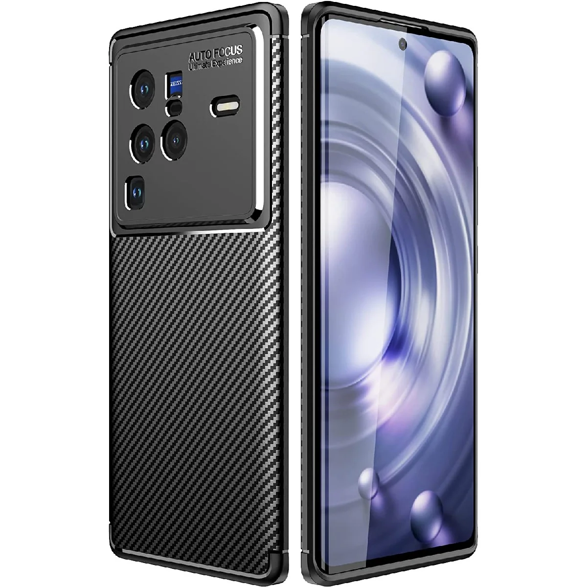 Φωτογραφία προϊόντος: Θήκη Ancus AutoFocus Carbon Fiber για Vivo X80 Μαύρη