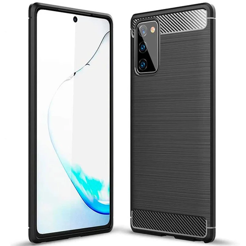 Φωτογραφία προϊόντος: Θήκη TPU Ancus Carbon Series για Samsung Note 20 N980F N981B Μαύρη