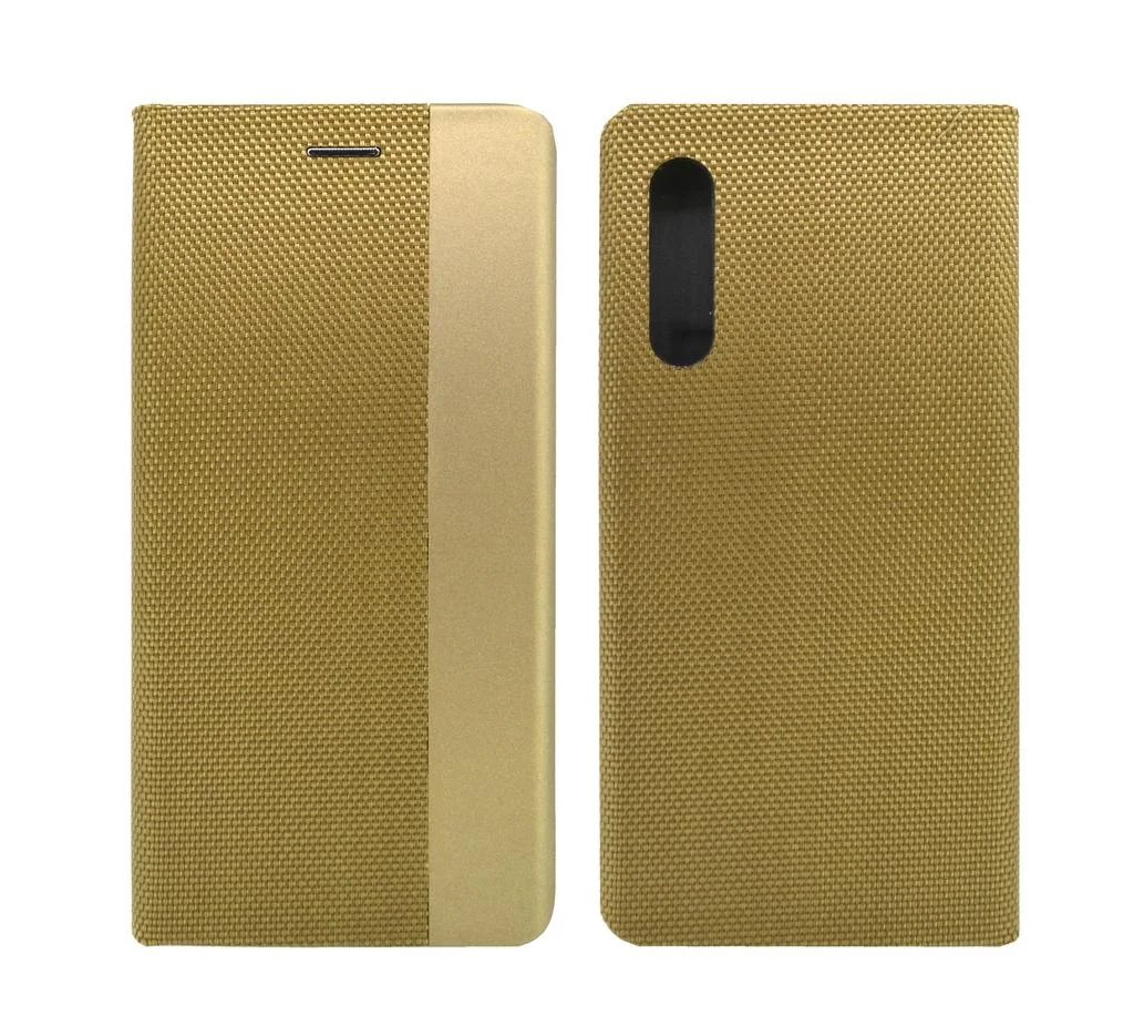 Φωτογραφία προϊόντος: Θήκη Book Ancus Magnetic Canvas για Xiaomi Mi 9 TPU Χρυσαφί
