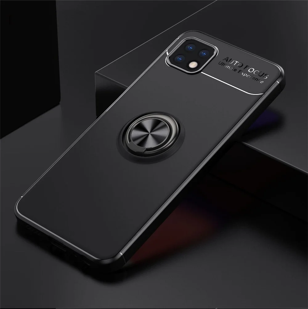 Φωτογραφία προϊόντος: Θήκη Ancus AutoFocus Shock Proof με Ring Holder για Samsung SM-A226 Galaxy A22 5G Μαύρη