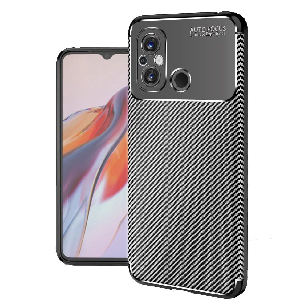 Φωτογραφία προϊόντος: Θήκη Ancus AutoFocus Carbon Fiber για Xiaomi Redmi 12C Μαύρη