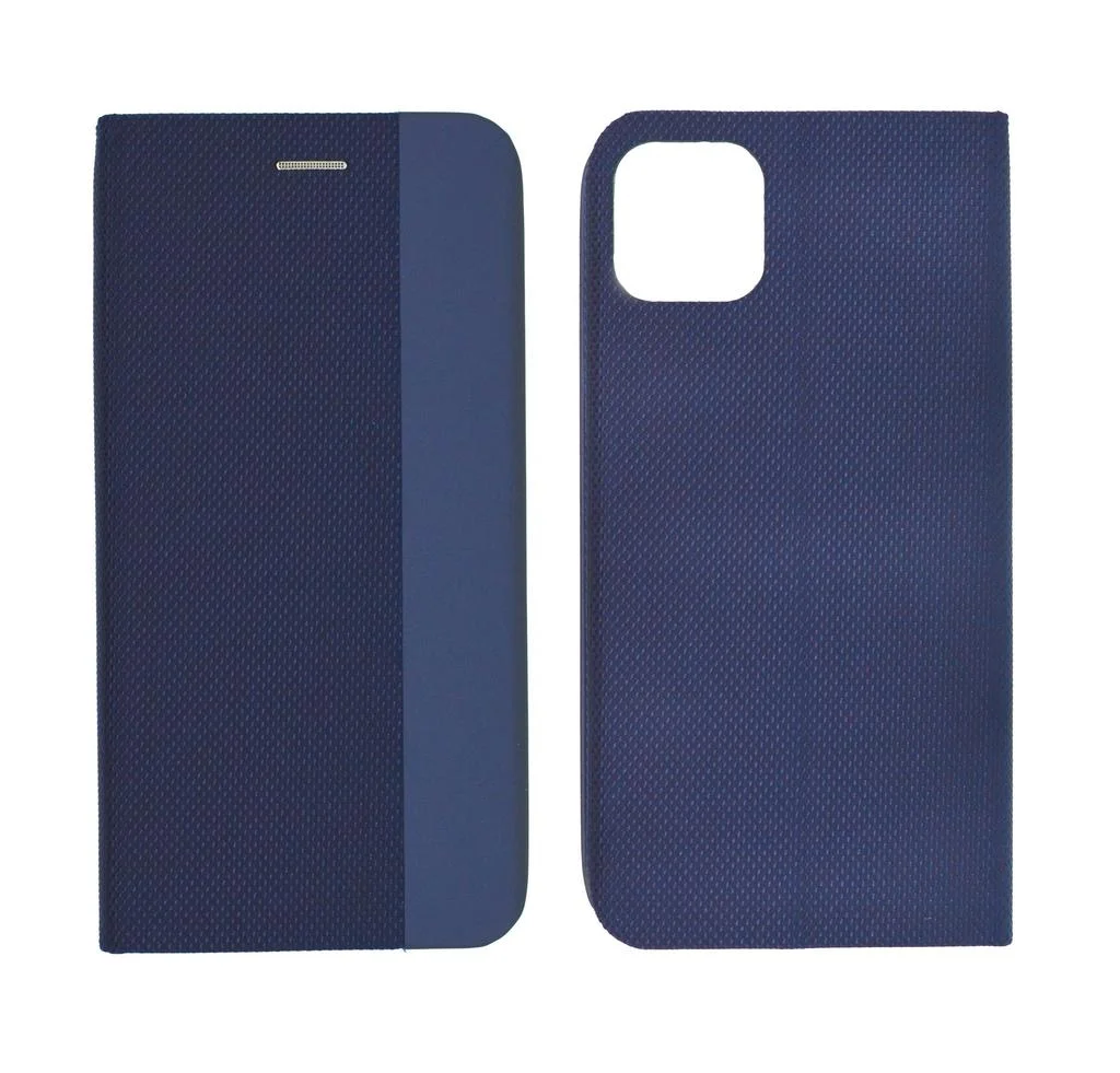 Φωτογραφία προϊόντος: Θήκη Book Ancus Magnetic Canvas για Apple iPhone 11 Pro TPU Σκούρο Μπλε