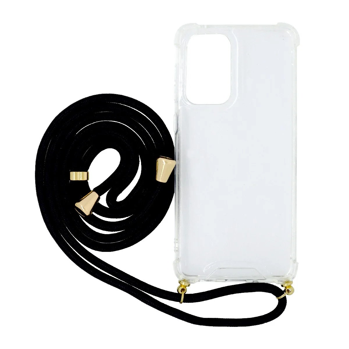 Φωτογραφία προϊόντος: Θήκη Ancus Crossbody για Samsung SM-A336B Galaxy A33 5G Διάφανη με Κορδόνι Μαύρο