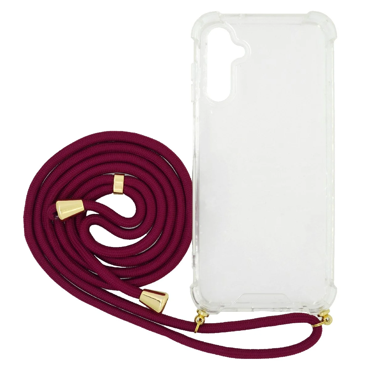 Φωτογραφία προϊόντος: Goospery Θήκη Ancus Crossbody για Samsung A14 A146B A145F με Κορδόνι Μπορντώ