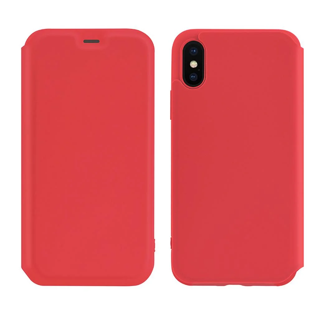 Φωτογραφία προϊόντος: Θήκη Hoco Colorful Series Liquid Silicone για Apple iPhone X / XS Κόκκινη