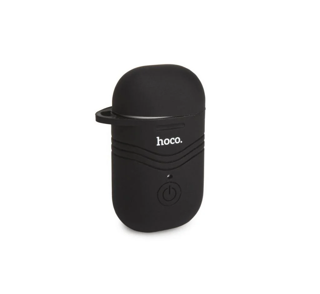 Φωτογραφία προϊόντος: Θήκη Hoco Liquid Silicone Rubber για Wireless Mono Headset Hoco E39 Admire Sound και άλλα Wirelees Ακουστικά Μαύρο