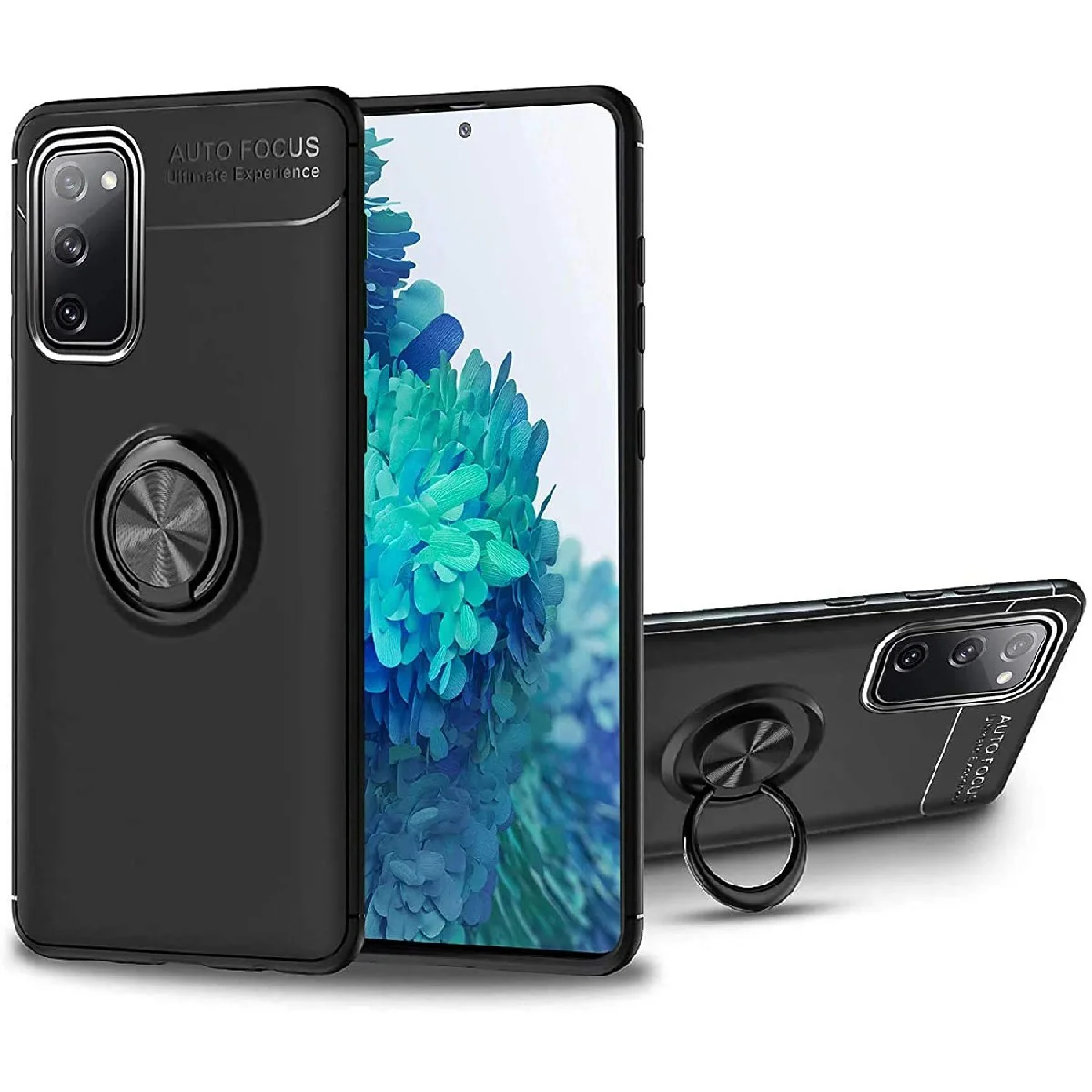 Φωτογραφία προϊόντος: Θήκη Ancus AutoFocus Shock Proof με Ring Holder για Samsung A02 A022F A02s A025F Μαύρη
