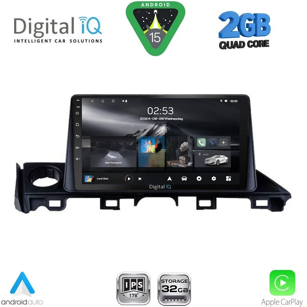 Φωτογραφία προϊόντος: DIGITAL IQ RSD 1379_CPA (9inc) MULTIMEDIA TABLET for MAZDA 6 mod. 2017-2020