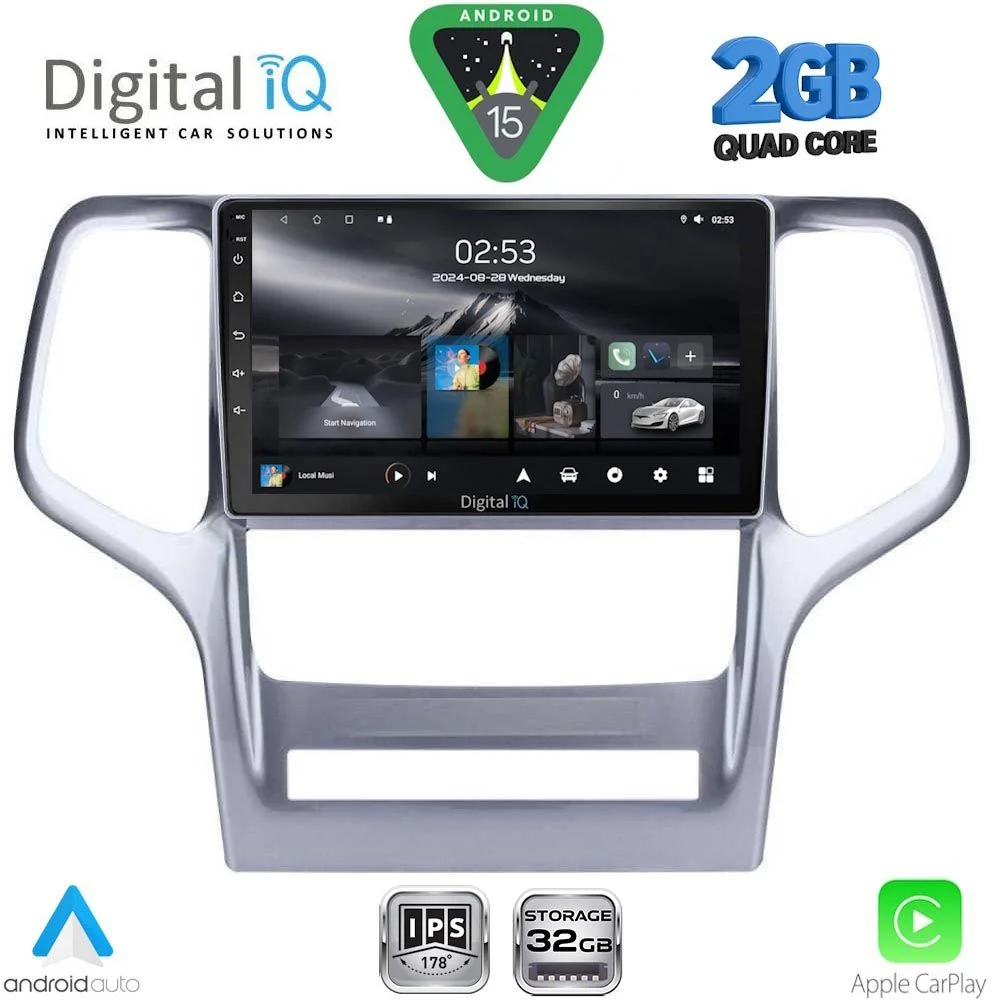 Φωτογραφία προϊόντος: DIGITAL IQ RSD 1282_CPA (9inc) MULTIMEDIA TABLET for JEEP GRAND CHEROKEE mod. 2011-2014
