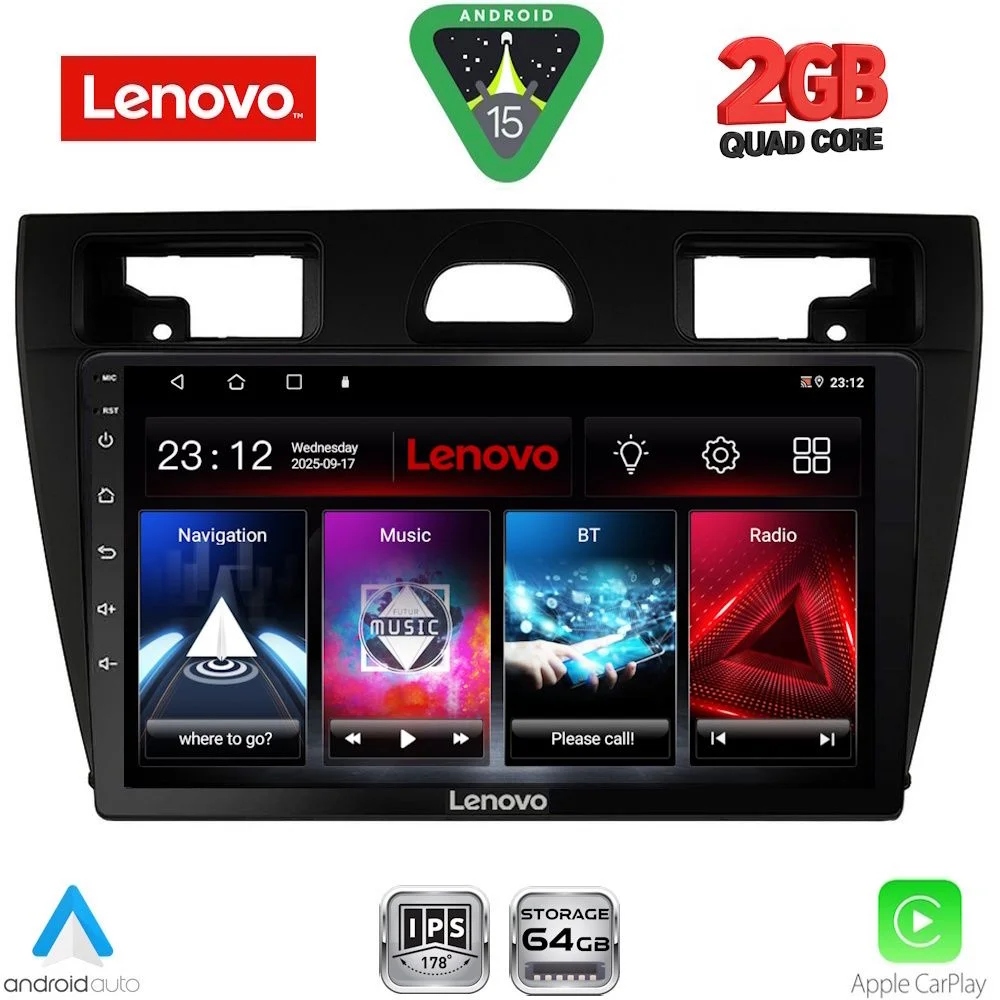 Φωτογραφία προϊόντος: LENOVO LVD 2153BL_CPA (9inc) MULTIMEDIA TABLET for FORD FIESTA mod. 2005-2008 (BLACK)