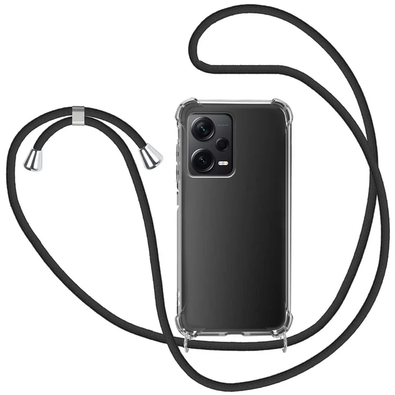 Φωτογραφία προϊόντος: Θήκη Ancus Crossbody για Xiaomi Redmi Note 12 Pro+ με Κορδόνι Μαύρο