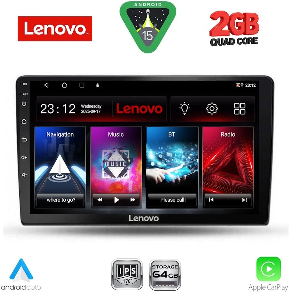 Φωτογραφία προϊόντος: LENOVO LVD 2103B_CPA (9inc) MULTIMEDIA TABLET for DACIA DUSTER mod. 2012-2019