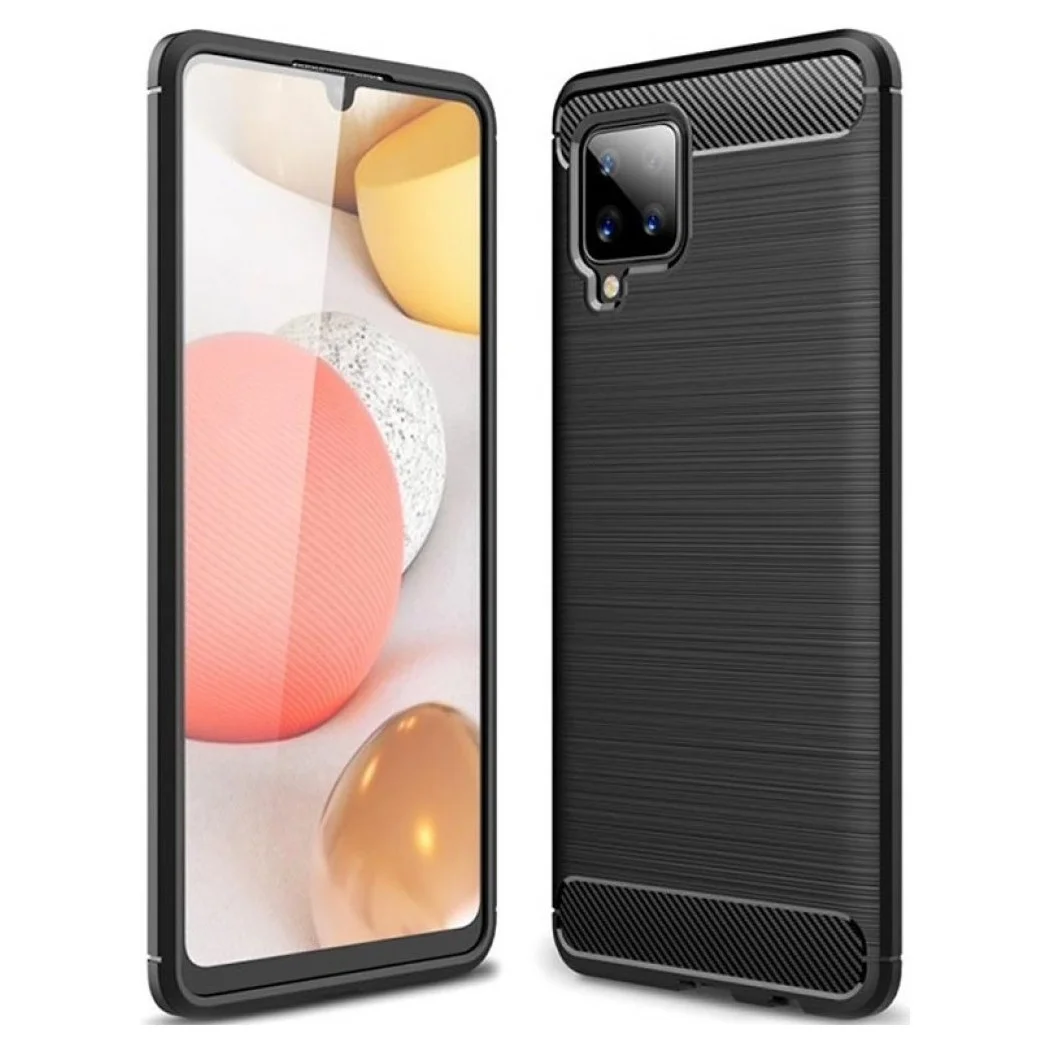 Φωτογραφία προϊόντος: Θήκη TPU Ancus Carbon Series για Samsung SM-A426B Galaxy A42 Μαύρη