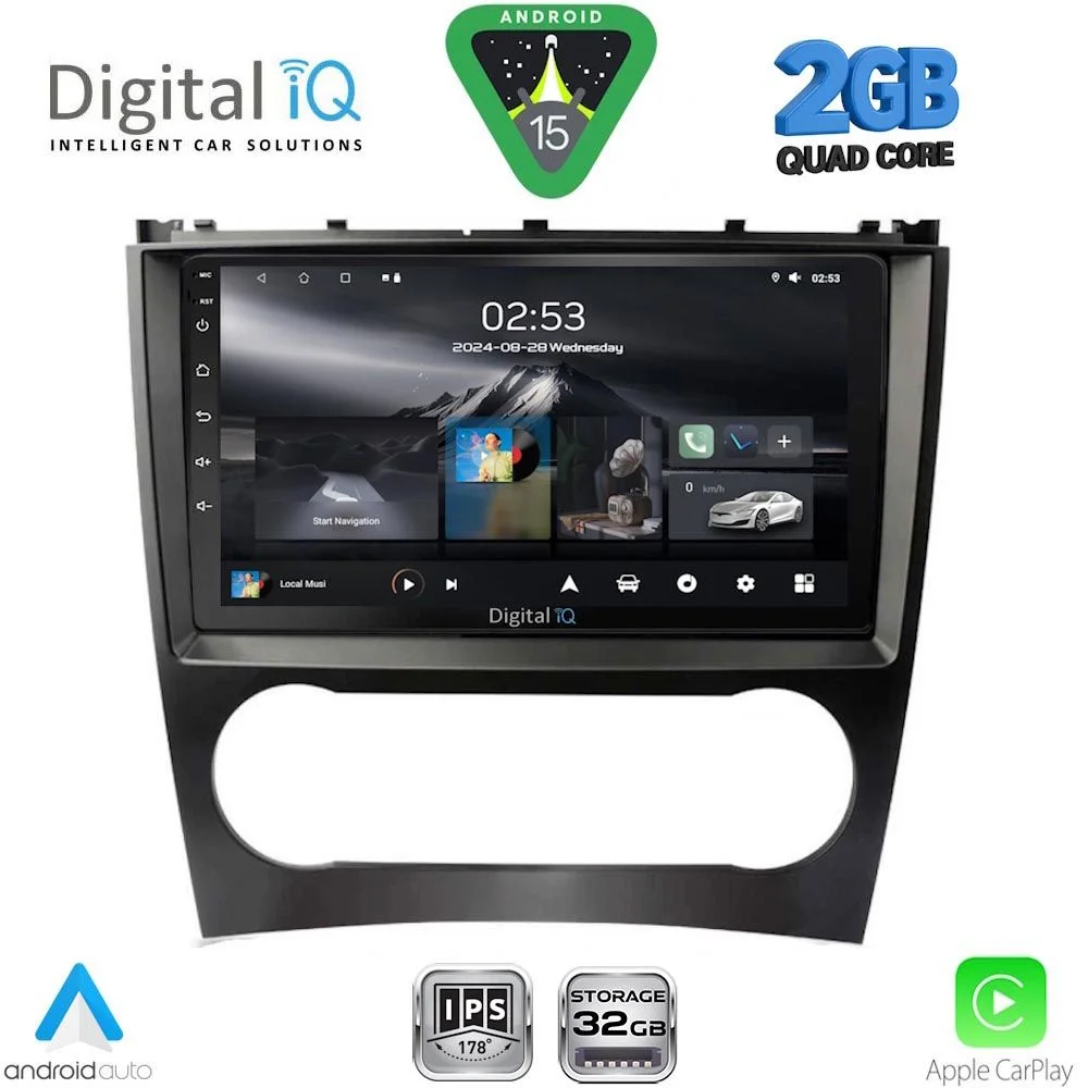 Φωτογραφία προϊόντος: DIGITAL IQ RSD 1404_CPA (9inc) MULTIMEDIA TABLET for MERCEDES C – CLK (W203-209) mod. 2004-2008