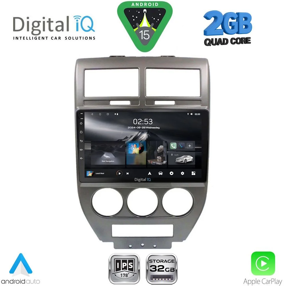 Φωτογραφία προϊόντος: DIGITAL IQ RSD 1276_CPA (10inc) MULTIMEDIA TABLET for JEEP COMPASS-PATRIOT mod. 2007-2016