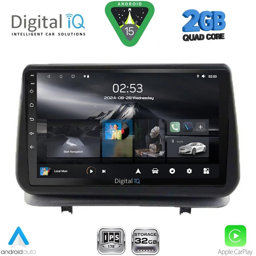Φωτογραφία προϊόντος: DIGITAL IQ RSD 1543_CPA (9inc) MULTIMEDIA TABLET for RENAULT CLIO mod. 2005-2011