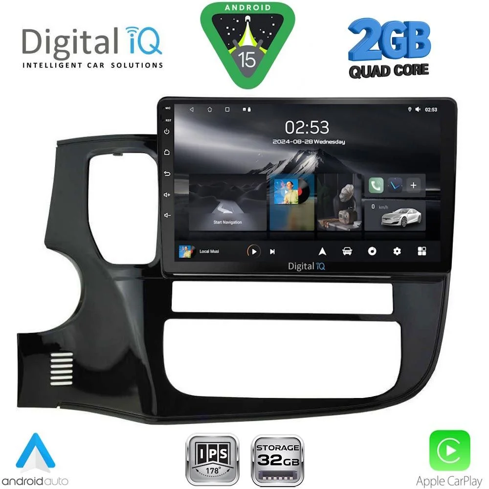Φωτογραφία προϊόντος: DIGITAL IQ RSD 1443_CPA (10inc) MULTIMEDIA TABLET for MITSUBISHI OUTLANDER mod. 2013-2020
