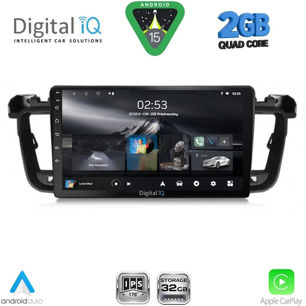 Φωτογραφία προϊόντος: DIGITAL IQ RSD 1518_CPA (9inc) MULTIMEDIA TABLET for PEUGEOT 508 mod. 2010-2016