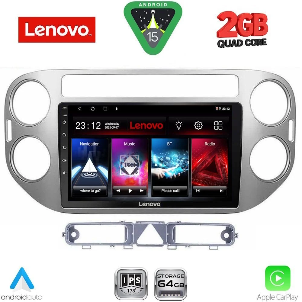 Φωτογραφία προϊόντος: LENOVO LVD 2759GR_CPA (9inc) MULTIMEDIA TABLET for VW TIGUAN mod. 2004-2011 (GREY)