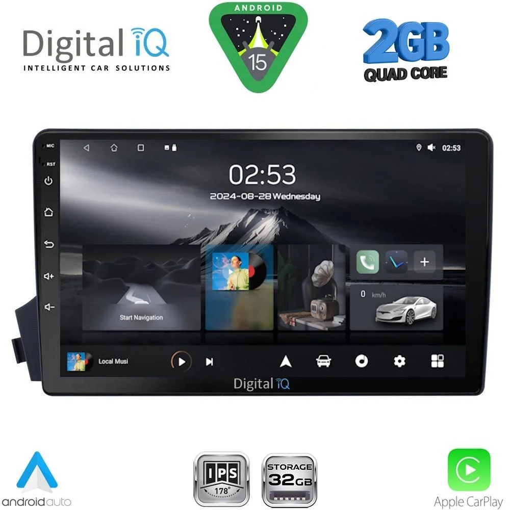 Φωτογραφία προϊόντος: DIGITAL IQ RSD 1650_CPA (9inc) MULTIMEDIA TABLET for SSANGYONG ACTYON - KYRON mod. 2006-2015