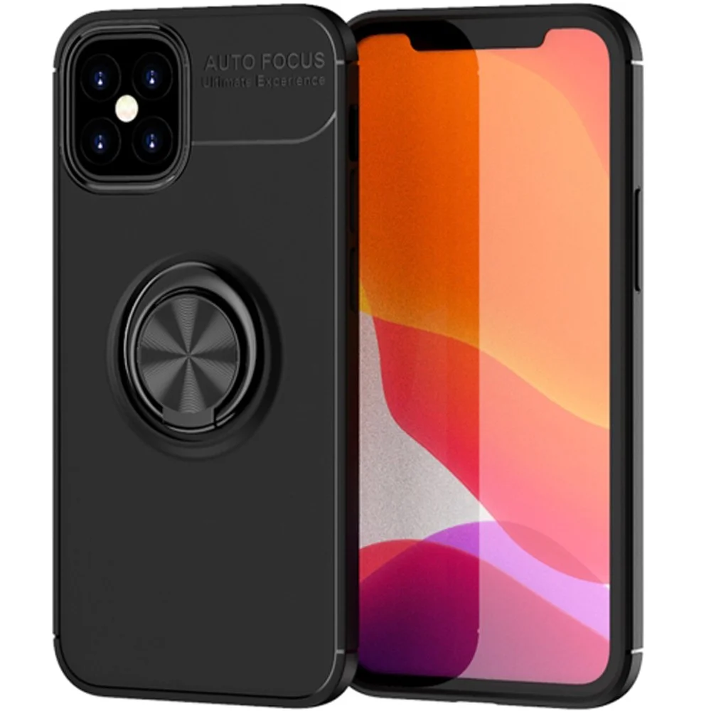 Φωτογραφία προϊόντος: Θήκη Ancus Autofocus Shockproof με Ring Holder για Apple iPhone 12 Mini Μαύρη