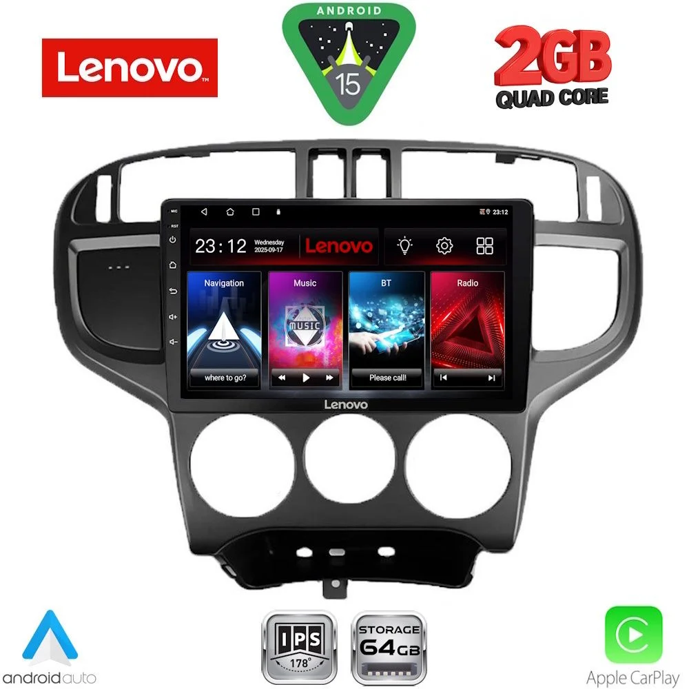 Φωτογραφία προϊόντος: LENOVO LVD 2240_CPA (9inc) MULTIMEDIA TABLET for HYUNDAI MATRIX mod. 2001-2010