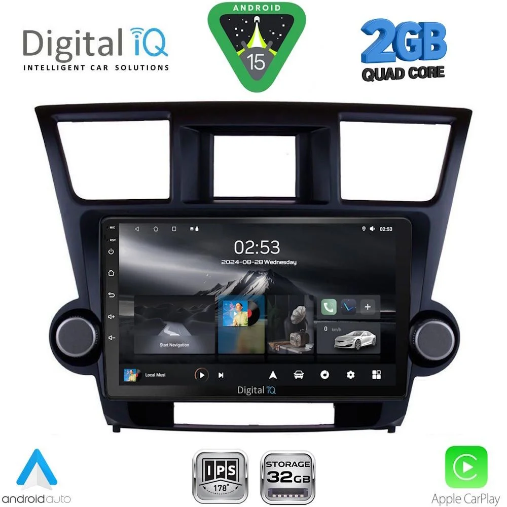 Φωτογραφία προϊόντος: DIGITAL IQ RSD 1719_CPA (10inc) MULTIMEDIA TABLET for TOYOTA HIGHLANDER mod. 2008-2015