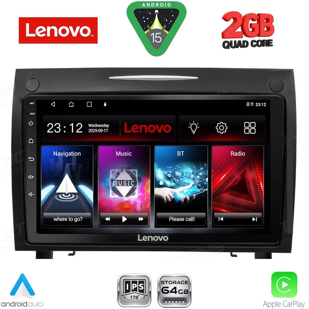 Φωτογραφία προϊόντος: LENOVO LVD 2419_CPA (9inc) MULTIMEDIA TABLET for MERCEDES SLK (R171) mod. 2004-2010