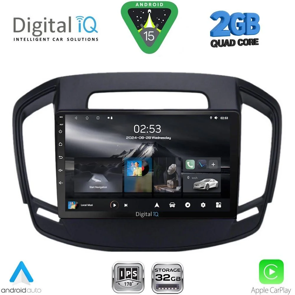 Φωτογραφία προϊόντος: DIGITAL IQ RSD 1492_CPA (9inc) MULTIMEDIA TABLET for OPEL INSIGNIA mod. 2014-2017